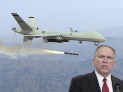 Soon-to-be CIA director, John Brennan, and one of the CIA drones he wants to introduce you to.