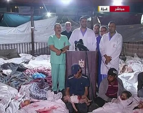 al-ahli hospital massacre